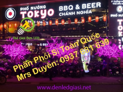 Cây Hoa Đèn Led Trang Trí Làng Nướng Tokyo Bình Dương
