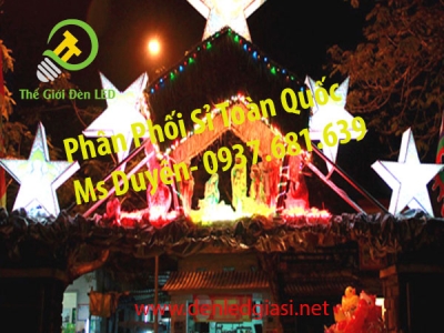 Đèn Thả Ngôi Sao Trang Trí Hang Đá Giáng Sinh