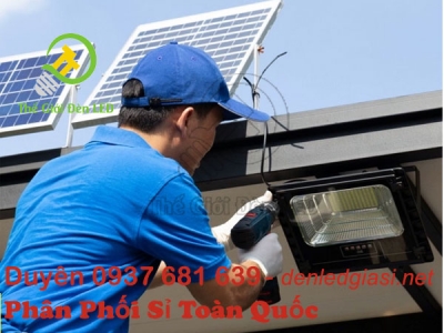 Những lưu ý khi lắp đèn pha năng lượng mặt trời
