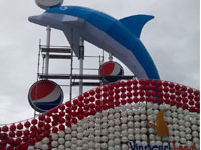 Lồng đèn nhưa - Một số công trình trang trí