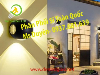 Đèn Vách Hắt Tường Trang Trí và Chiếu Sáng Hành Lang, Ban Công Ngoài Trời