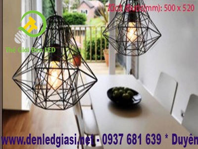 Một Số Mẫu đèn Thả Lồng Sắt Nghệ Thuật Trang Trí Đẹp