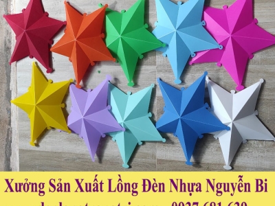 Lồng Đèn Nhưa Ngôi Sao Trang Trí
