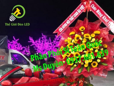 Cây Hoa Đèn Led Trang Trí Cho Dịch Vụ Điện Hoa Tại Cà Mau.