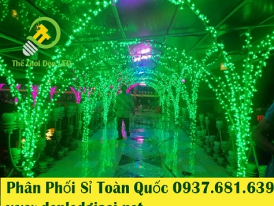 Đèn led dây hoa đào trang trí cho không gian
