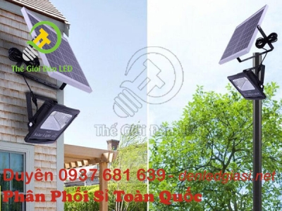 Cách lắp đặt đèn pha năng lượng mặt trời