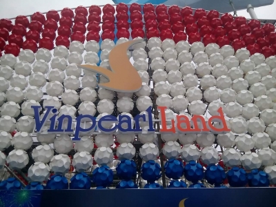 Một số công trình trang trí đèn lồng nhựa